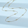 2MM Brass Round Ball Cable Chain Necklaces X-MAK-L045-01G-3
