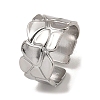 Non-Tarnish 304 Stainless Steel Open Cuff Rings RJEW-Z018-05P-1