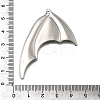 304 Stainless Steel Big Pendants STAS-Z163-13P-3