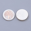 Freshwater Shell Cabochons X-BSHE-S622-01-2