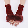 Polyacrylonitrile Fiber Yarn Knitting Fingerless Gloves COHT-PW0001-15D-3