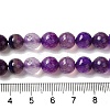 Dyed & Heated Natural Dragon Veins Agate Beads Strands G-P539-A01-18-5