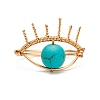 Synthetic Turquoise Rings Set for Women RJEW-TA00007-04-5