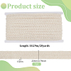 Braided Cotton Lace Ribbons SRIB-WH0011-152A-2