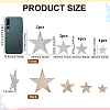 12Pcs 4 Styles Self Adhesive Rhinestone Appliques DIY-FG0008-27-2