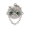 Brass Micro Pave Cubic Zirconia Pendants KK-A228-01P-1