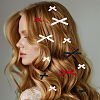 Styles Bowknot Polyester Alligator Hair Clips PHAR-SP0001-11-5