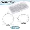 200Pcs Brass Wine Glass Charm Rings KK-SP0001-31B-P-2