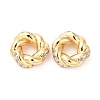 Brass Micro Pave Cubic Zirconia Spacer Beads KK-F855-05G-1