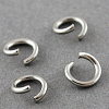 Tarnish Resistant 304 Stainless Steel Open Jump Rings A-STAS-R049-5x0.8mm-1