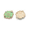 Saint Patrick's Day Alloy Enamel Pendants ENAM-T024-38A-G-2
