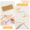 Filigree Corrugated Lace Ribbon OCOR-WH0080-08-4