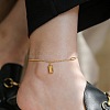 316L Surgical Stainless Steel Charm Anklets for Women FS-WG47470-10-1
