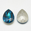 Pointed Back Glass Rhinestone Cabochons RGLA-T081-18x25mm-14-2