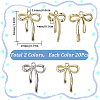 40Pcs 2 Colors Alloy Pendants FIND-SC0011-55-2