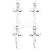 Non-Tarnish 201 Stainless Steel Pendants X-STAS-N098-246P-2