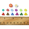 Rainbow Color DIY Glass Seed & Acrylic & Handmade Polymer Clay Beads Bracelet Making Kits DIY-FS0007-74-5