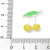 Alloy Enamel Pendants PALLOY-R151-43P-04-3