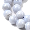 Natural Blue Lace Agate Beads Strands G-G344-A06-8mm-4