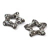 Star Shape Polymer Clay Rhinestone Beads CLAY-NH0001-06A-2