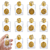 11Pcs 11 Styles Religion Rectangle Clear Glass Empty Refillable Bottles AJEW-DR0002-23-1