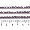 Electroplate Opaque Glass Beads Strands EGLA-A035-P3mm-A11-4