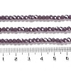 Electroplate Opaque Glass Beads Strands EGLA-A035-P3mm-A11-4