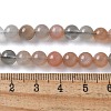 Natural Multi-Moonstone Beads Strands G-P322-43-6mm-6