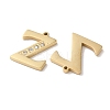 Real 14K Gold Plated 304 Stainless Steel Pendants STAS-L022-157G-Z-2