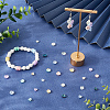 240Pcs 3 Styles Opaque Resin Beads RESI-SC0036-64-4