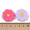 Flower Food Grade Silicone Focal Beads SIL-A011-02A-3