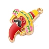 Alloy Enamel Pendants FIND-M060-23E-G-2