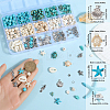 DIY Ocean Theme Synthetic Turquoise & Alloy Jewelry Making Findings Beads Kits DIY-SC0027-40-3
