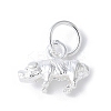 925 Sterling Silver 3D Chinese Zodiac Charms STER-P066-01S-12-1