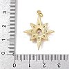 Brass Micro Pave Cubic Zirconia Pendants KK-R230-05G-3