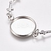 Tarnish Resistant 304 Stainless Steel Bracelet Making STAS-L248-002P-2