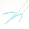 Natural Blue Topaz Beads Strands G-G914-2mm-12-3