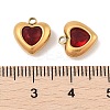 Ion Plating(IP) 304 Stainless Steel Micro Pave Cubic Zirconia Pendants STAS-S131-17G-03-3