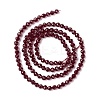 Transparent Glass Beads Strands GLAA-C019-01B-09-2