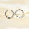 Non-Tarnish 304 Stainless Steel Grooved Hoop Earrings EJEW-M218-01B-P-4