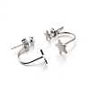 Tarnish Resistant 304 Stainless Steel Ear Studs EJEW-P045-14P-2