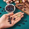 90Pcs 3Colors Opaque Acrylic Beads OACR-TA0002-57-6