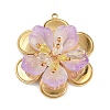 304 Stainless Steel and Acrylic and Plastic Pendants STAS-R170-04G-05-1
