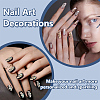 24Pcs 4 Styles Alloy Rhinestone Cabochons MRMJ-OC0004-10-5