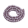 Electroplate Glass Beads Strands EGLA-A044-P6mm-A13-3