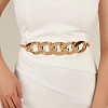 Alloy Chunky Cuban Link Chain Belts for Dress FS-WG9B36C-01-3