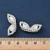 Brass Micro Pave Cubic Zirconia Beads KK-S336-09S-C-3