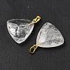 Natural Quartz Crystal Pendants G-L614-D04-G05-2