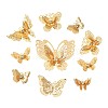16Pcs 8 Styles Brass Pendants KK-CJ0002-58-9