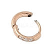 316 Stainless Steel Micro Pave Clear Cubic Zirconia Hoop Cartilage Earrings WG9FB89-01-2